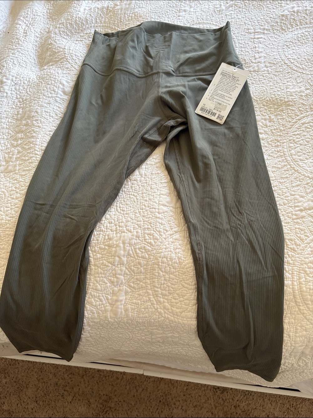 Lululemon align ribbed HR pant 25”